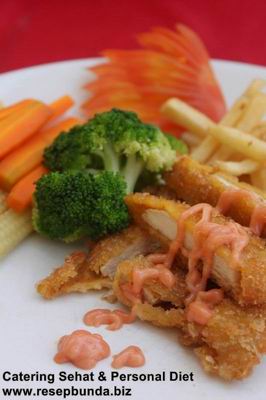 Chicken Snitzell dari Catering Diet Resep Bunda