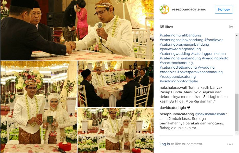 Review Resep Bunda Catering pada Wedding di Mepro Bandung