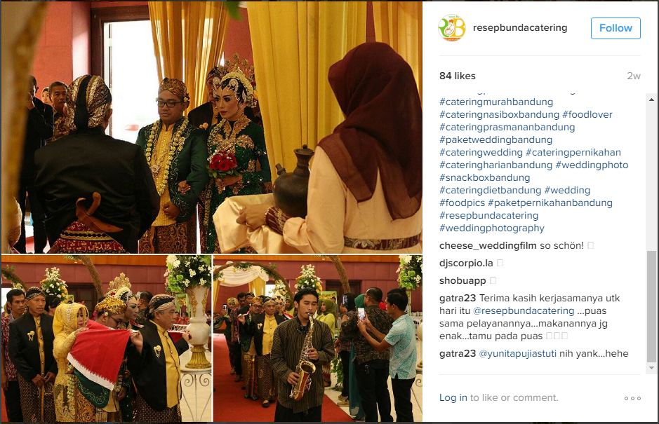 Review Resep Bunda Catering pada Wedding di STT Tekstil Bandung