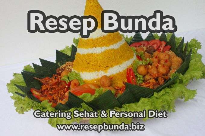 Gambar foto tumpeng
