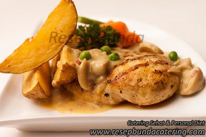 Chicken Steak Saus Mushroom