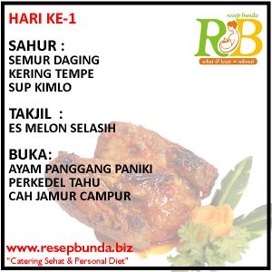 Menu Ramadhan Hari ke-1