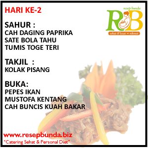 Menu Ramadhan Hari ke-2